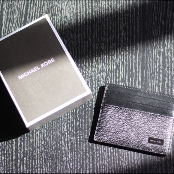 NEW MICHAEL KORS JET SET MK LOGO CARD CASE HOLDER - Picture 3 of 4